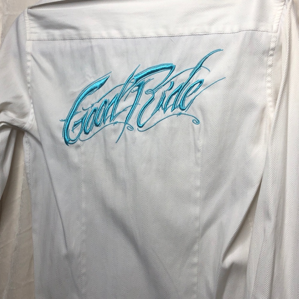 Original Teal Good Ride Button Up